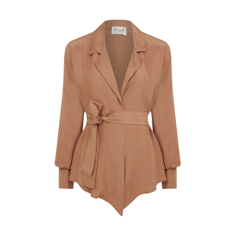 Piccoli Bom Retiro Petite Silk Kimono Blazer