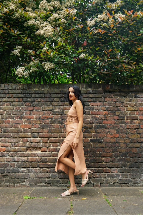 Copacabana Petite Silk Midi Dress - Piccoli