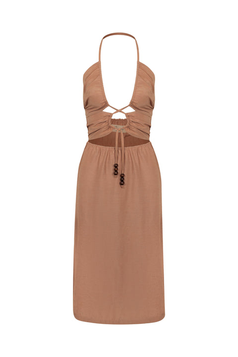 Copacabana Petite Silk Midi Dress - Piccoli