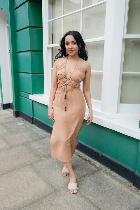 Copacabana Petite Silk Midi Dress - Piccoli