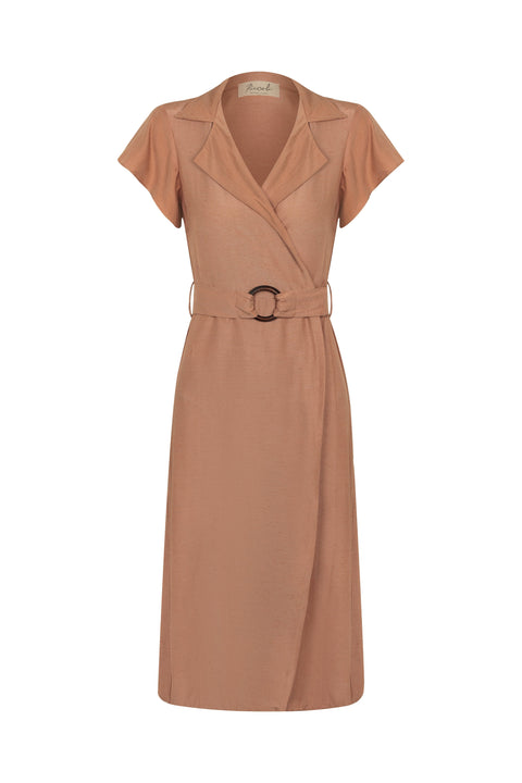 Guanabara Petite Silk Midi Dress - Piccoli