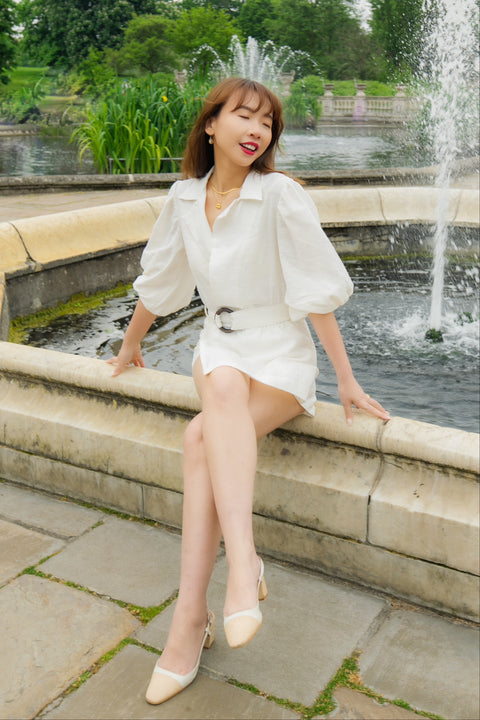 Lagoa Petite Linen Playsuit - Piccoli