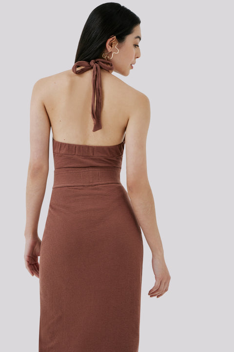 Sé Petite Cotton Body-Hugging Midi Skirt - Piccoli