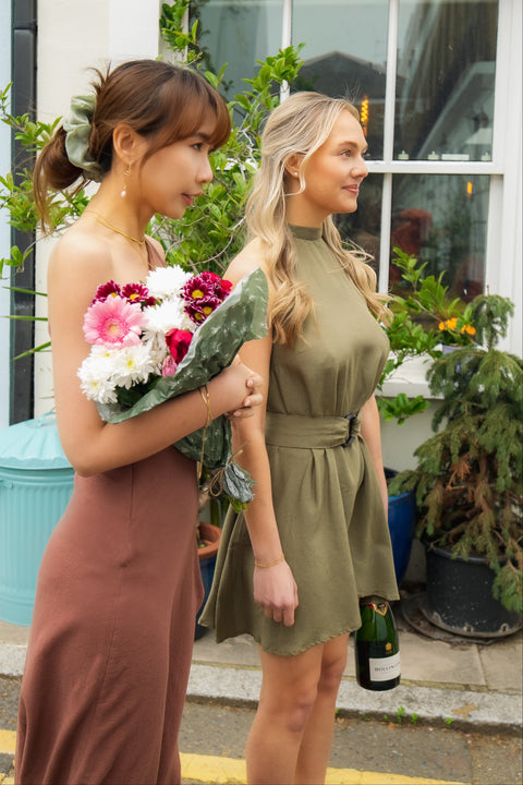 Teresa Petite Silk Mini Dress - Piccoli