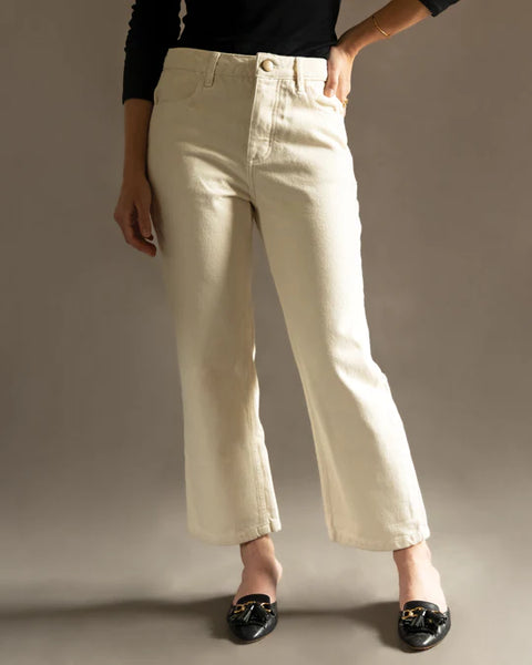 Piccoli Petite Jardins Petite High-Rise Straight-Leg Jeans